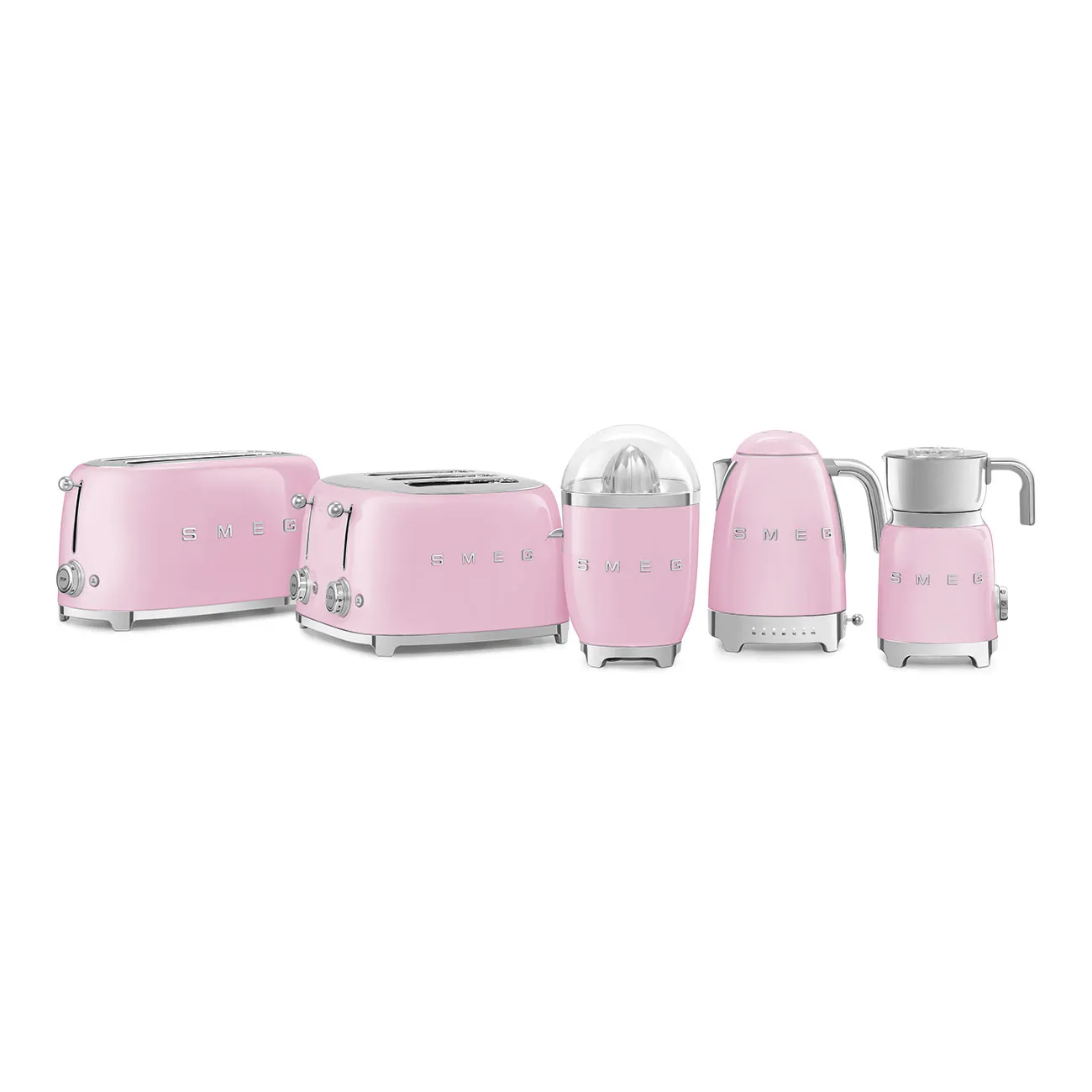 Smeg 50's Style KLF04PKEU kettle, 1.7L, 2400W, Pink