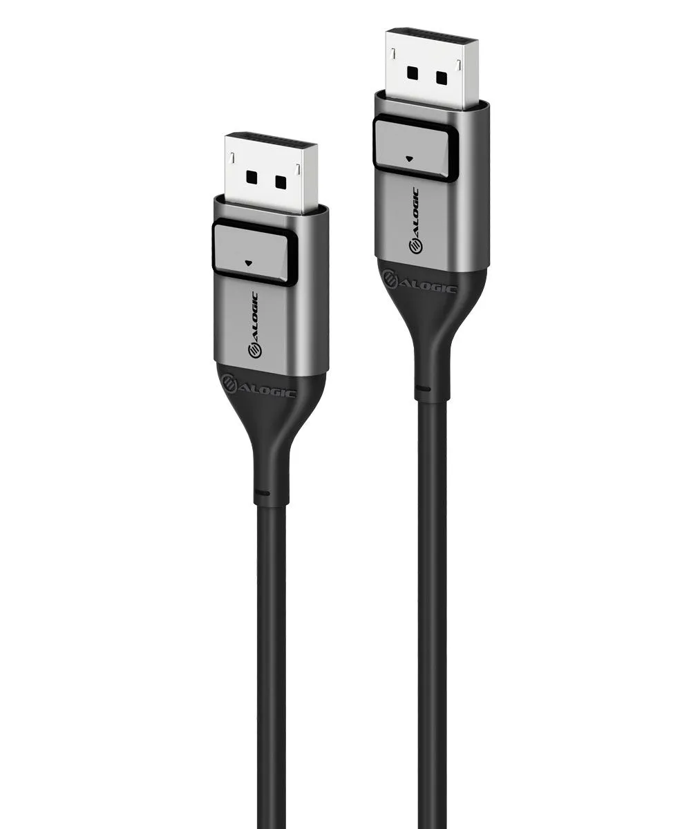 Alogic  DisplayPort – DisplayPort 1.4 -kaapeli, 2 m, Harmaa