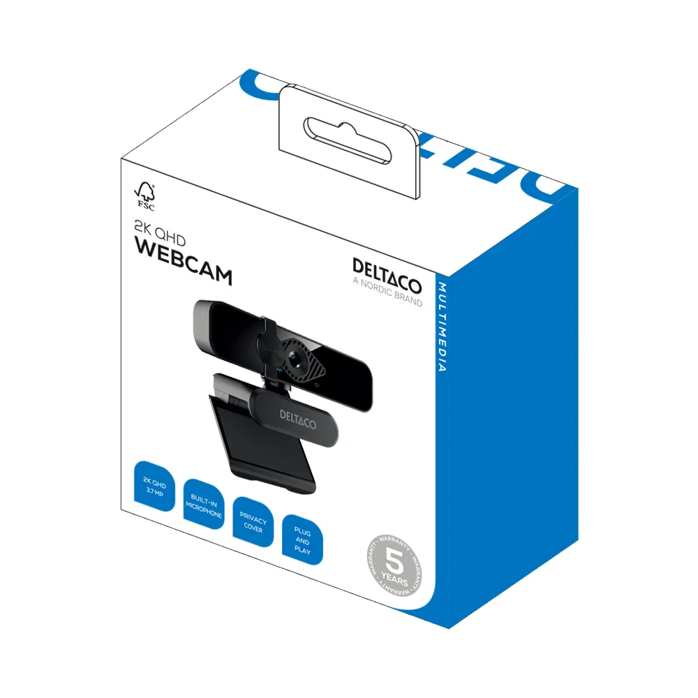 Deltaco W-200, 2K -verkkokamera