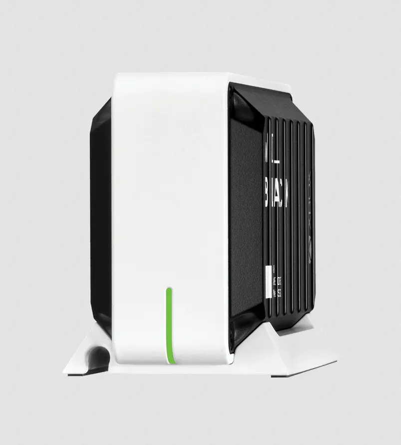 Western Digital WD_BLACK D30 2 TB extern SSD med USB-C, portabel, f&ouml;r Xbox Series X|S, svart