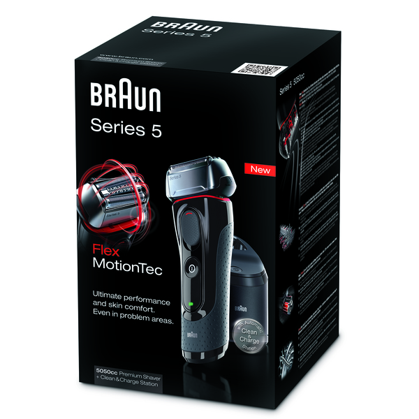 BRAUN PARRANAJOKONE 5090CC SERIES-5 . Huoltokeskus. Lataa, puhdistaa ja desinfioi. Yksik&ouml;ss&auml; automaattiohjelma. FlexMotionTec on suunniteltu kaulan ja leuan haa