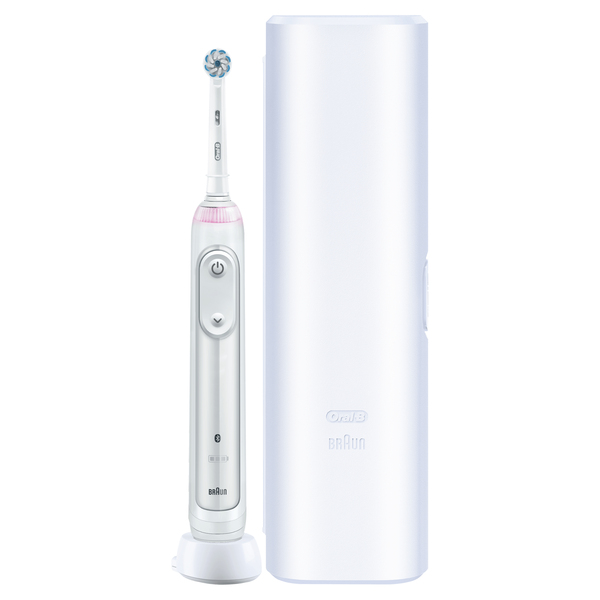 Oral-B SMART SENSITIVE - s&auml;hk&ouml;hammasharja, Hopea, Valkoinen