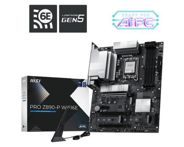 MSI PRO Z890-P WiFi 6E LGA 1851 ATX -emolevy