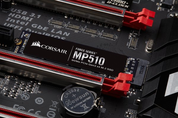 Corsair MP510 480GB, PCIe 3.0, M.2 - SSD