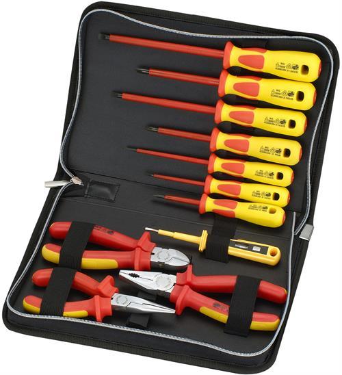 Sprotek ST-7639 - Ty&ouml;kalusarja, 7 meisseli&auml;, 3 pihdit, 1000V