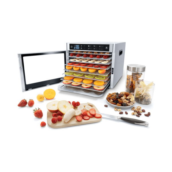 Steba ED 80 Steel Deluxe Food Dehydrator, 500 W, Stainless steel / grey
