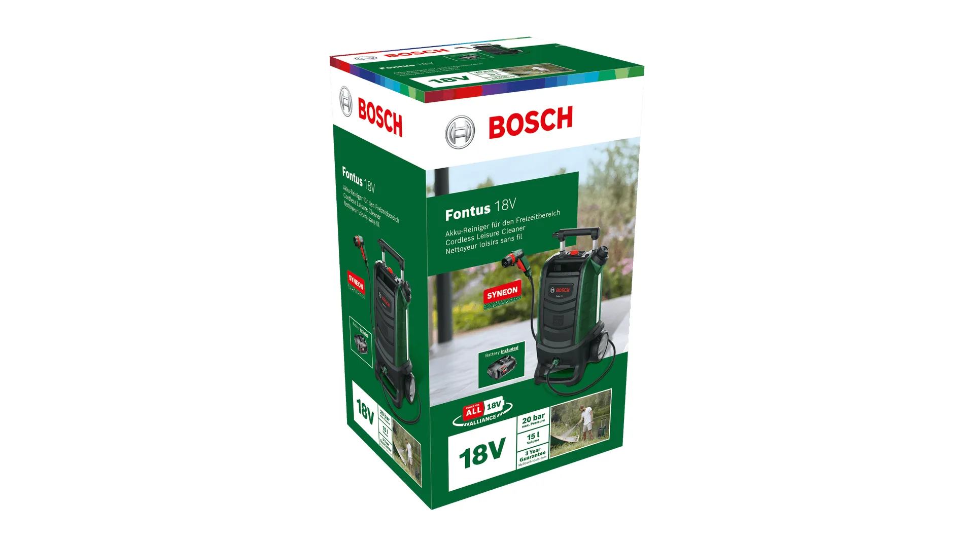 Bosch Fontus Gen2 -battery high pressure washer