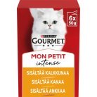 Purina Gourmet Mon Petit Poultry Mix, Wet food for cats, Adult, 6 x 50g