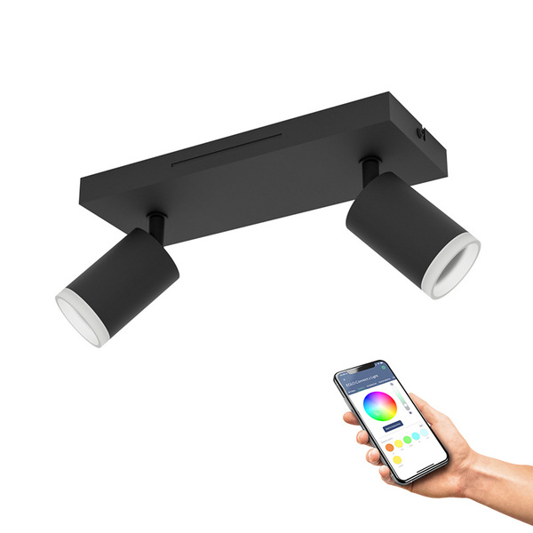 EGLO MELITELLO-Z - spotlight rail, black