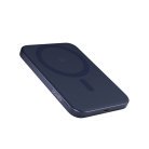 Epico UltraPack Qi2 Slim 5000mAh Alu Mag+ Wireless Power Bank EM51 Wireless Charging 15W for iPhone and Android, Deep Blue