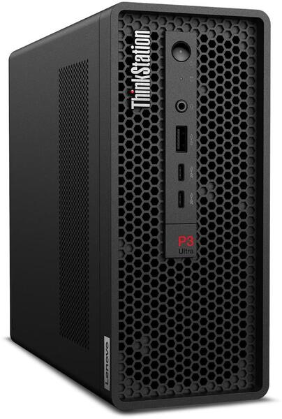 Lenovo ThinkStation P3 Ultra G2 Intel Core Ultra 7 265, 32GB, 1TB, NVIDIA RTX 2000 Ada, Win 11 Pro Workstation, SFF, Black