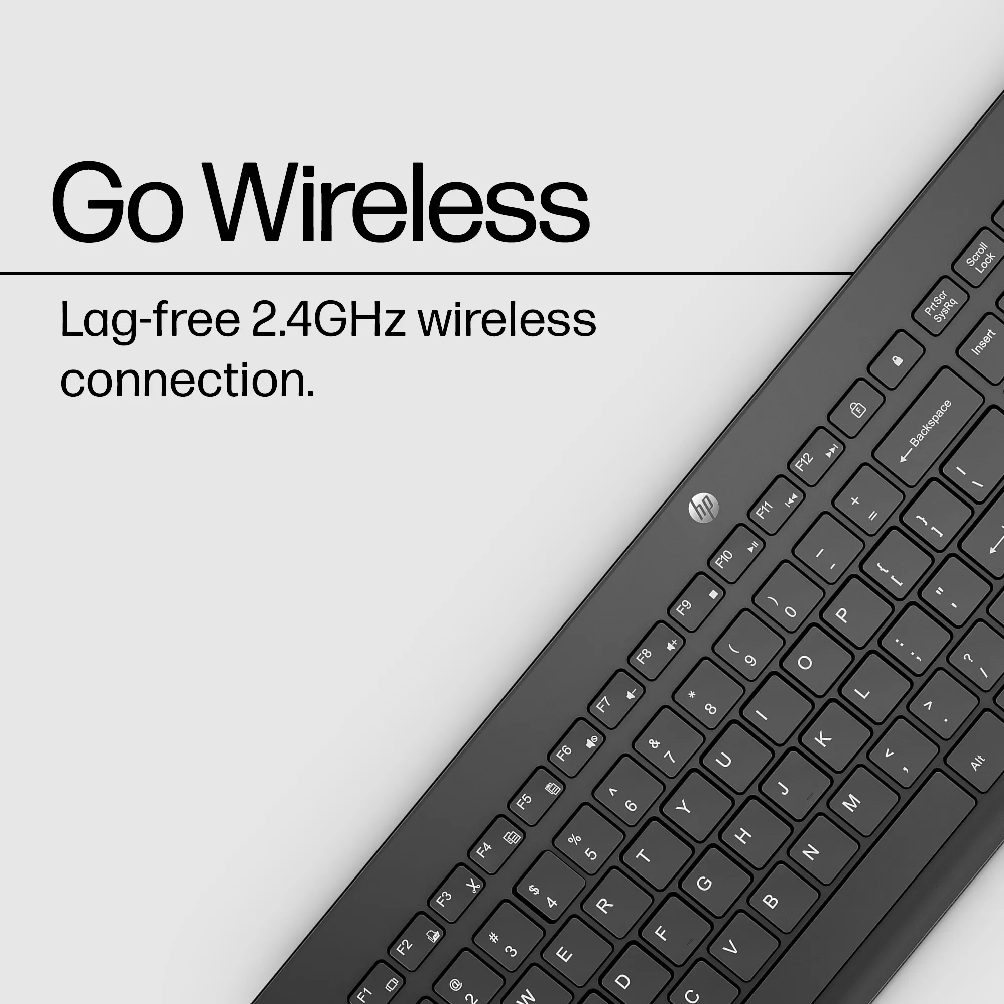 HP 230 Wireless Keyboard, Black - Nordic (Consumer)