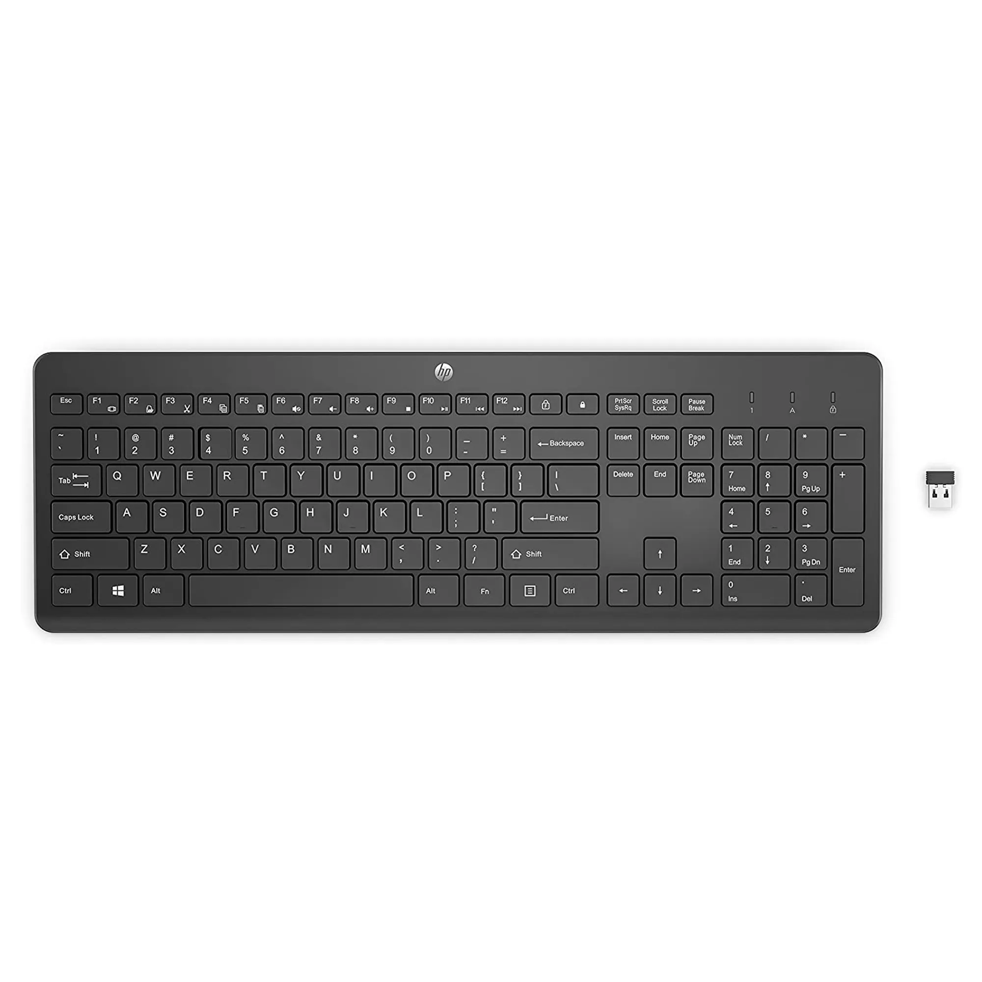 HP 230 Wireless Keyboard, Black - Nordic (Consumer)