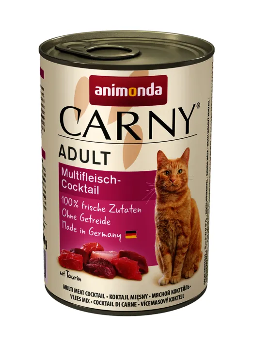 Animonda Carny Adult Multi-Meat Cocktail, Wet food for cats, 200g