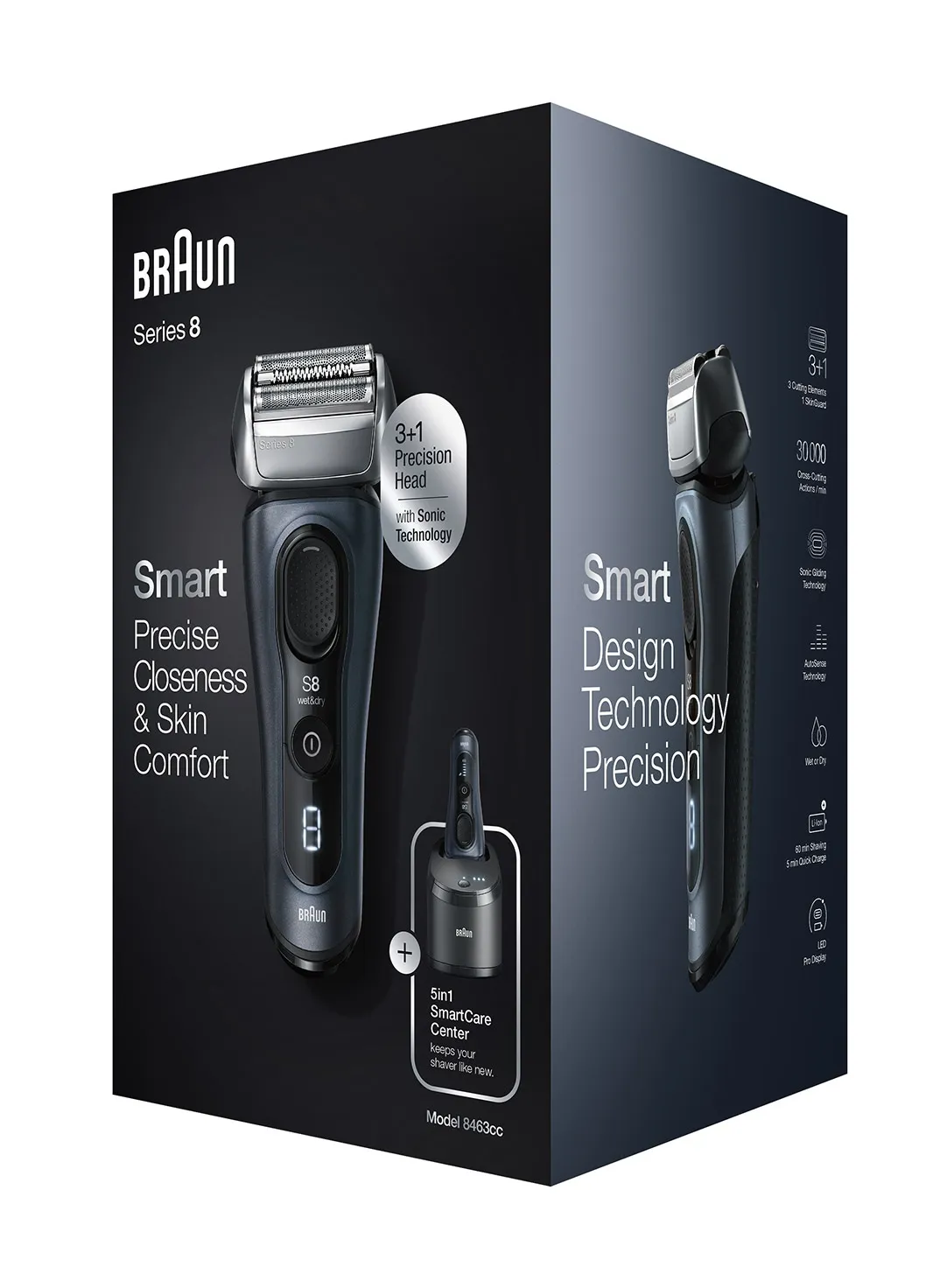Braun Series 8 8463cc Wet & Dry - razor