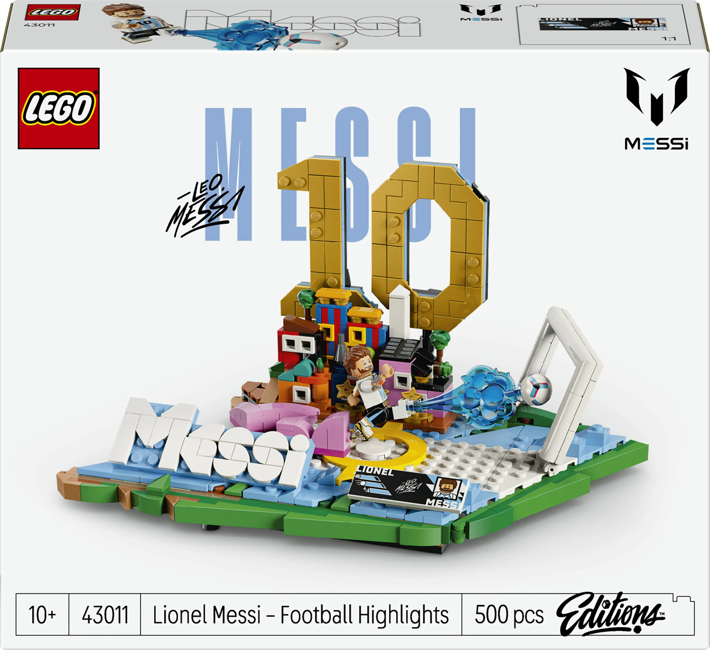 LEGO Editions Lionel Messi &ndash; Jalkapallon t&auml;htihetket 43011
