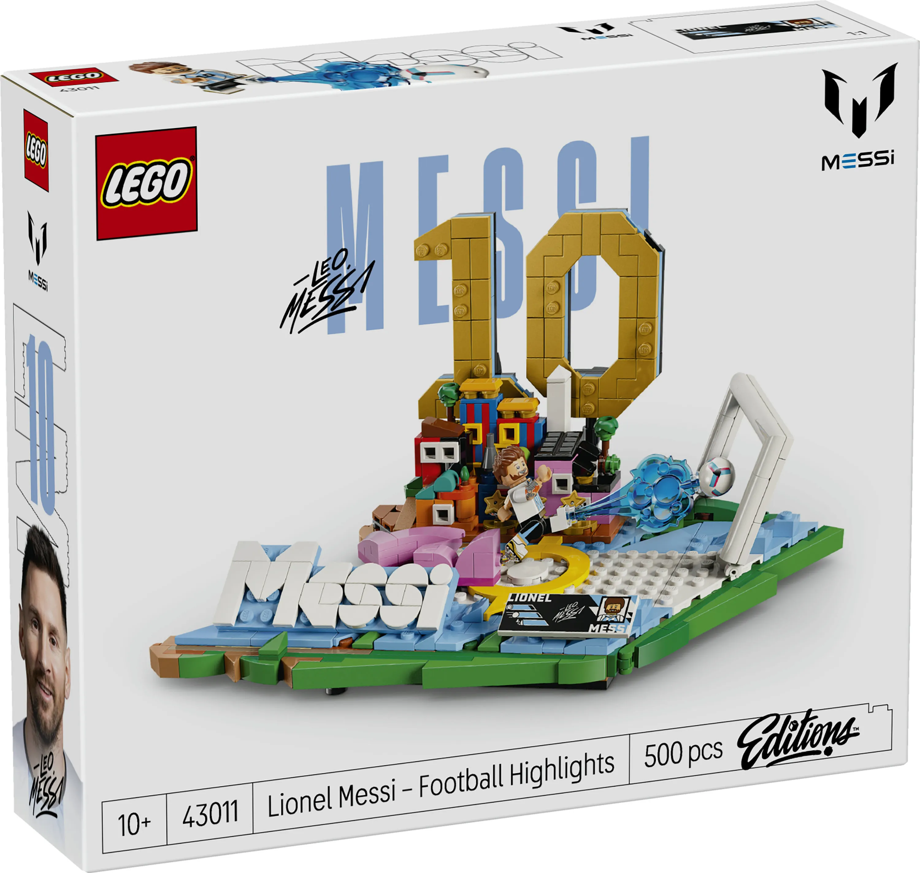 LEGO Editions Lionel Messi &ndash; Jalkapallon t&auml;htihetket 43011
