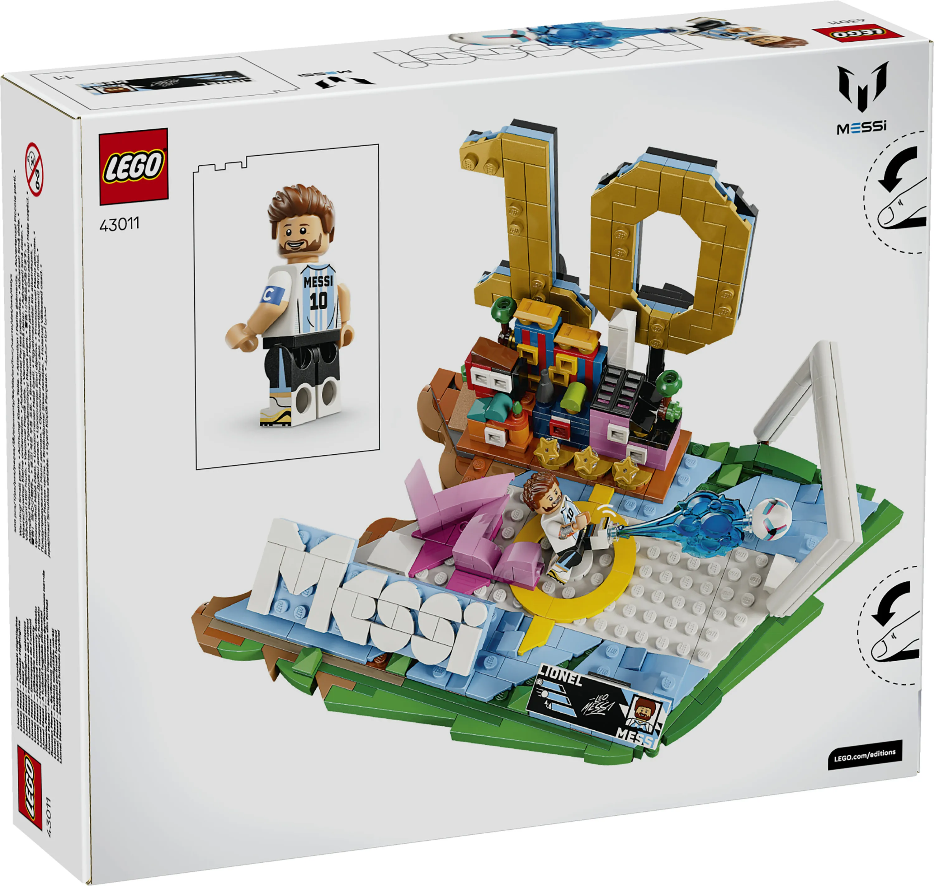 LEGO Editions Lionel Messi &ndash; Jalkapallon t&auml;htihetket 43011