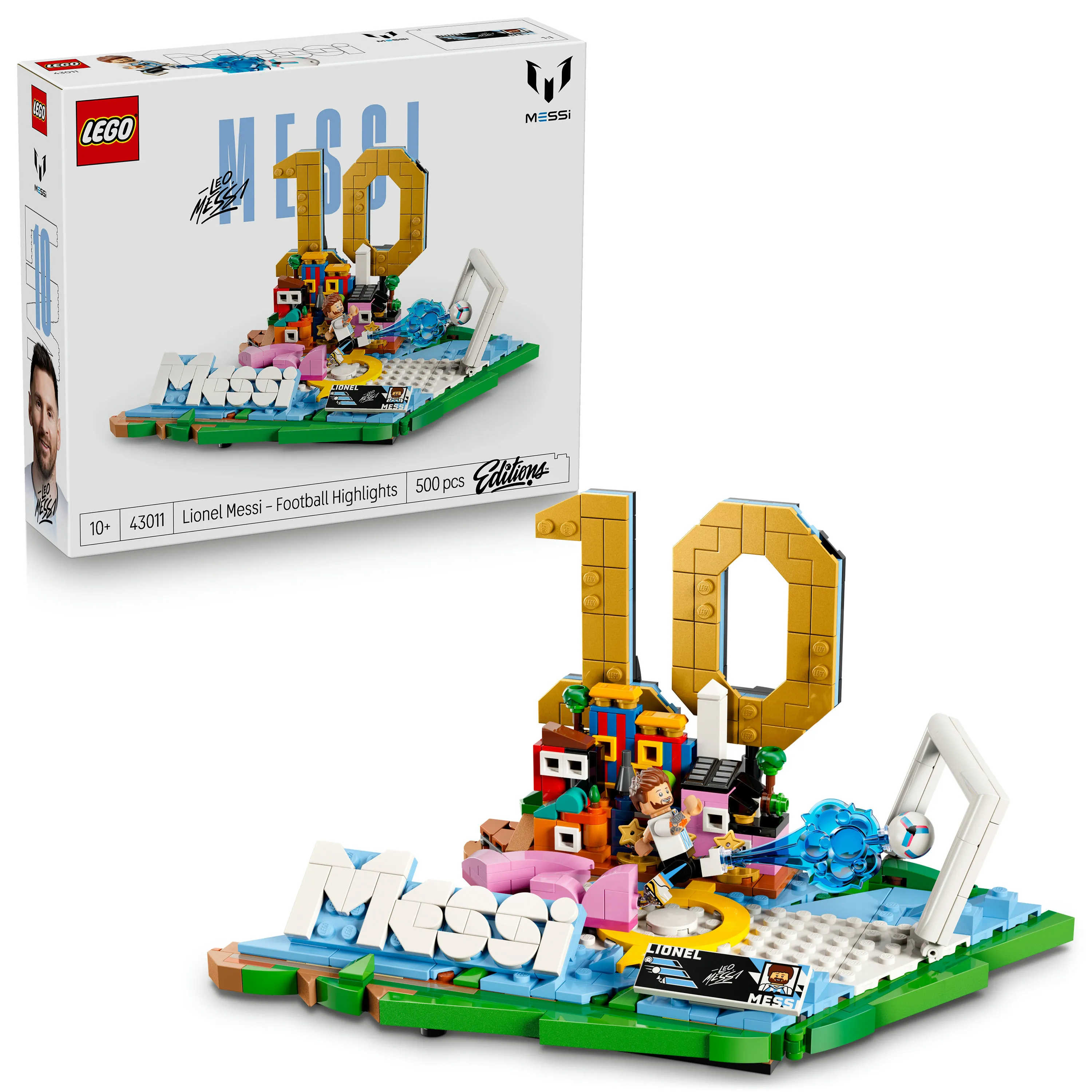 LEGO Editions Lionel Messi &ndash; Jalkapallon t&auml;htihetket 43011