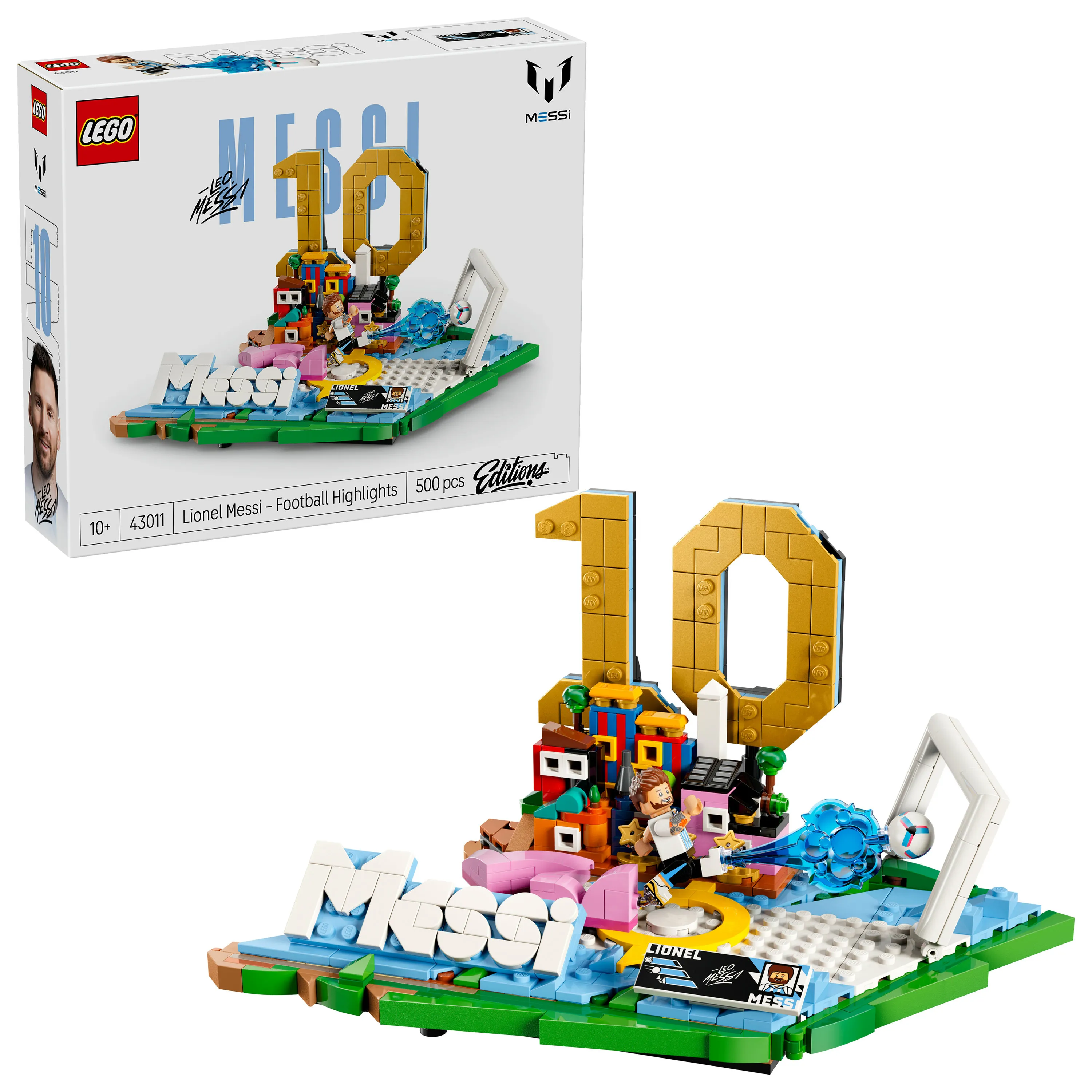 LEGO Editions Lionel Messi &ndash; Jalkapallon t&auml;htihetket 43011
