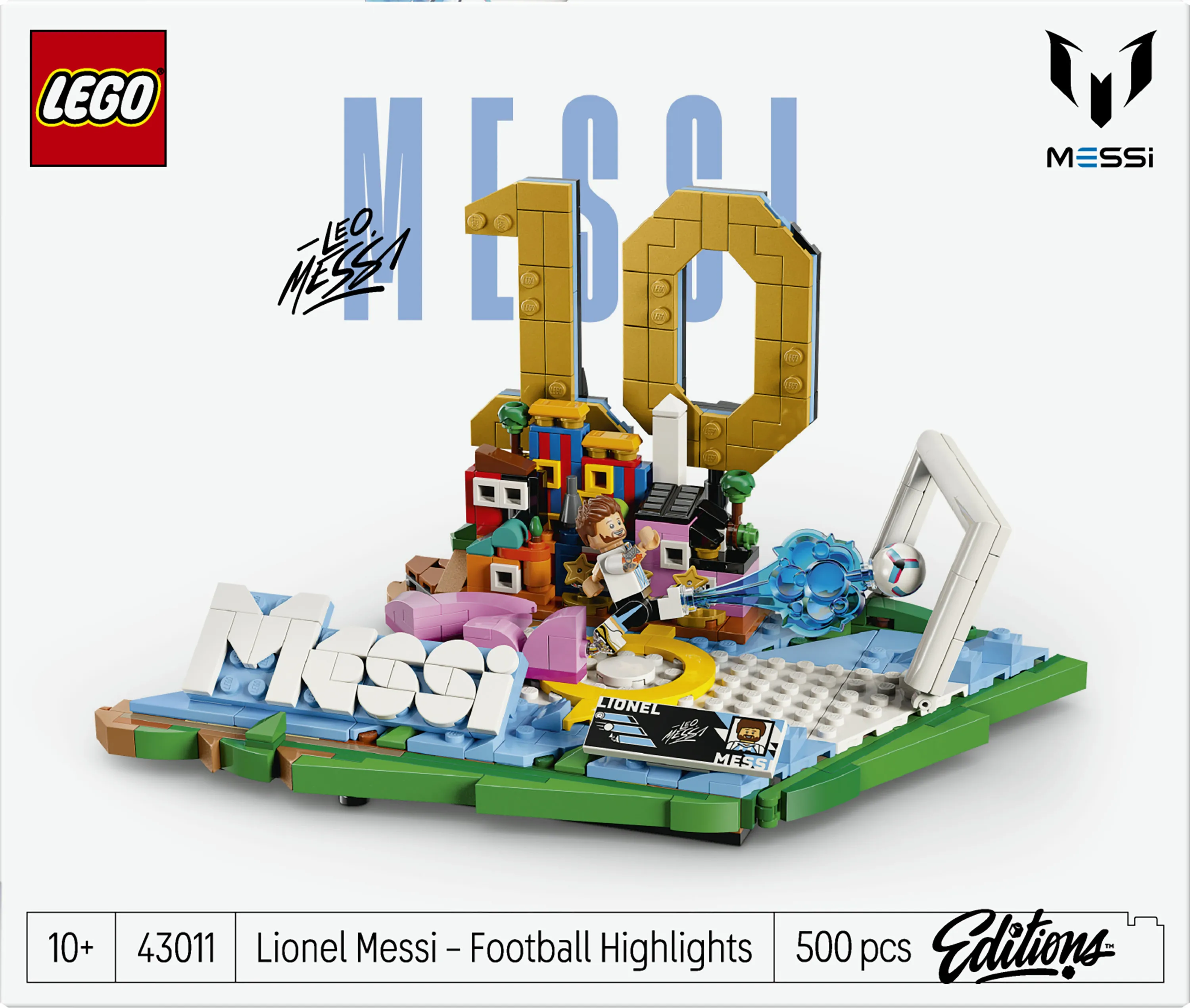 LEGO Editions Lionel Messi &ndash; Jalkapallon t&auml;htihetket 43011