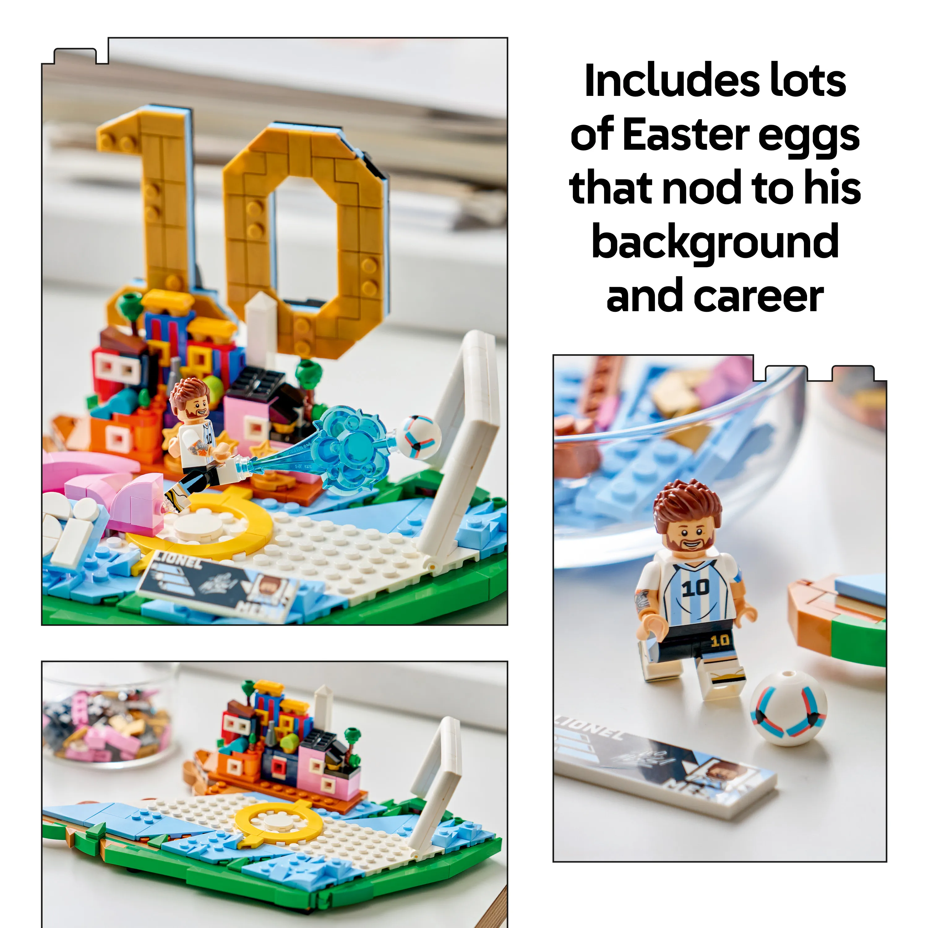 LEGO Editions Lionel Messi &ndash; Jalkapallon t&auml;htihetket 43011