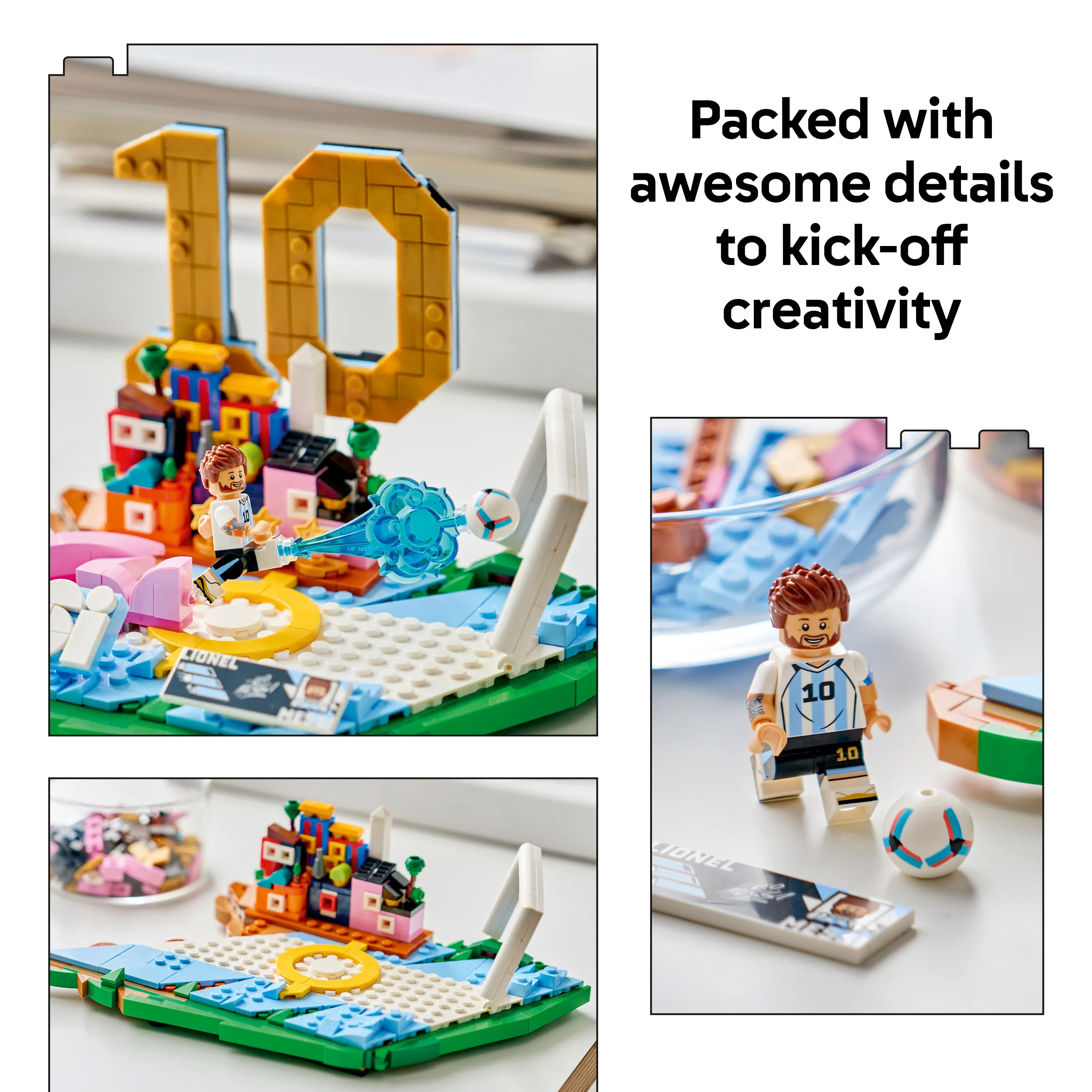 LEGO Editions Lionel Messi &ndash; Jalkapallon t&auml;htihetket 43011