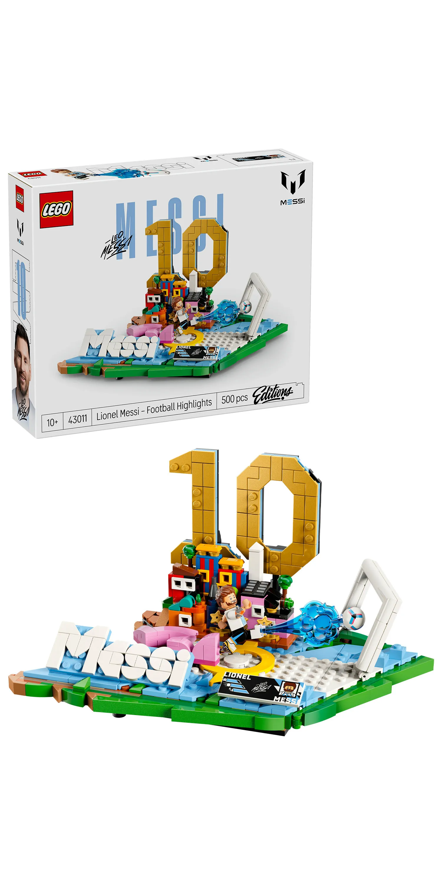 LEGO Editions Lionel Messi &ndash; Jalkapallon t&auml;htihetket 43011