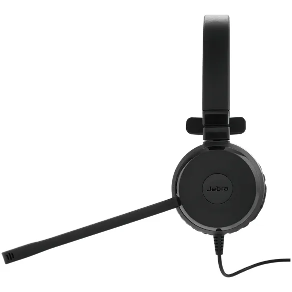 Jabra Evolve 30 II UC Mono Headset with USB-A/C adapters, Black