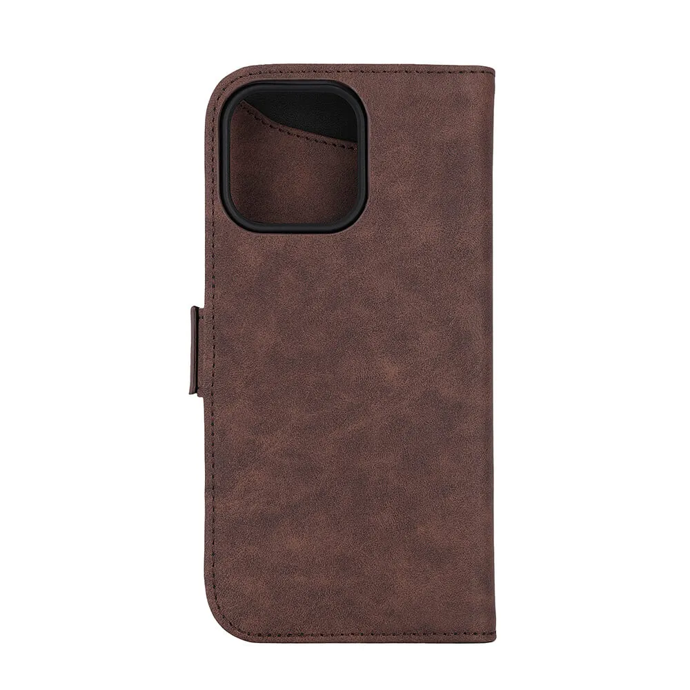GEAR Wallet MagSeries, iPhone 15 Pro Max - Wallet Case, Brown