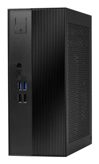ASRock DeskSlim X600 -minitietokonerunko, musta