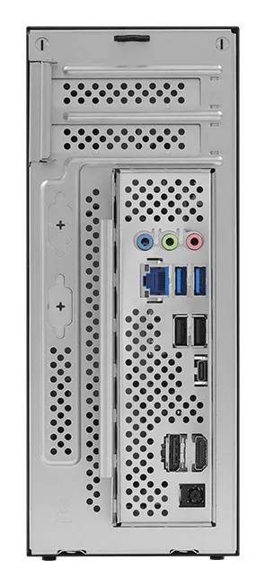 ASRock DeskSlim X600 -minitietokonerunko, musta