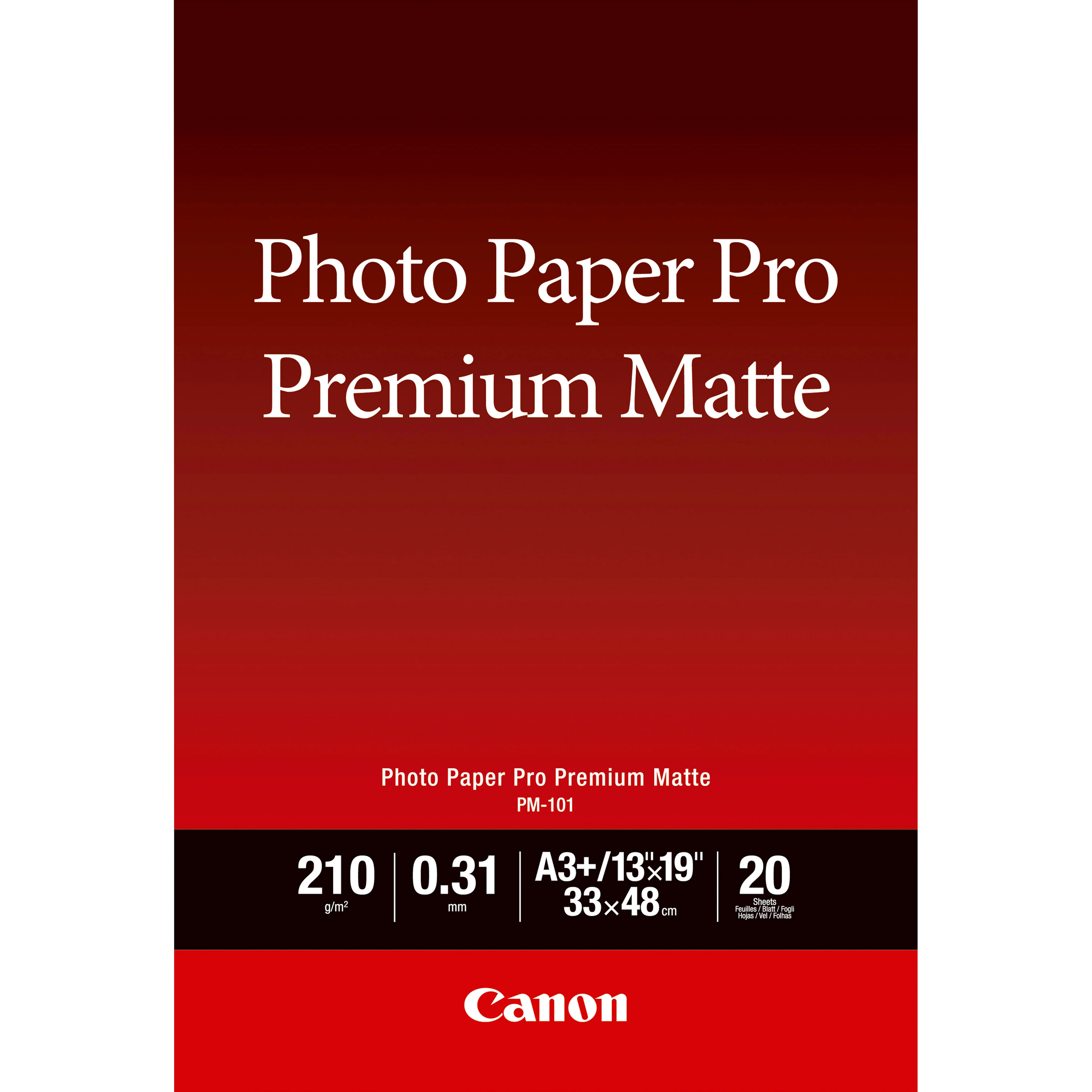A3+ PM-101 Premium Matt Photo Paper (20)