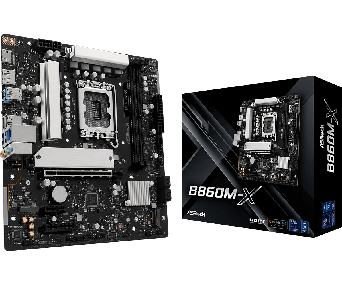 ASRock B860M-X LGA 1851 mATX DDR5 -emolevy