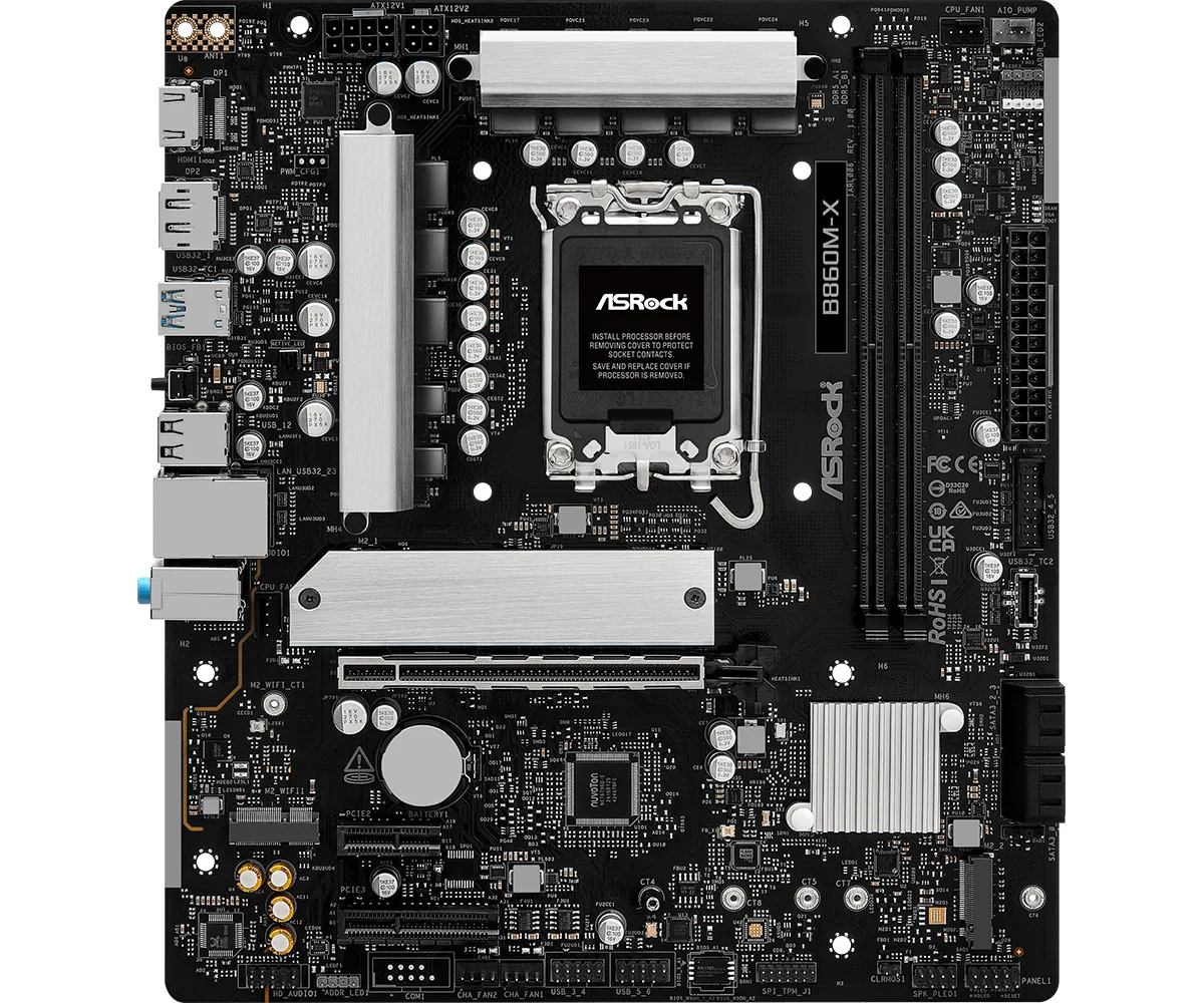 ASRock B860M-X LGA 1851 mATX DDR5 -emolevy
