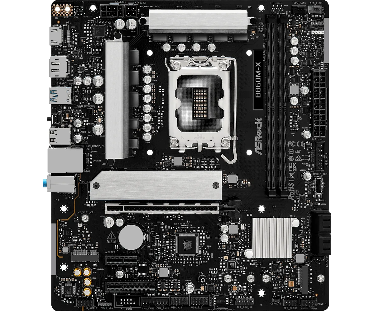 ASRock B860M-X LGA 1851 mATX DDR5 -emolevy