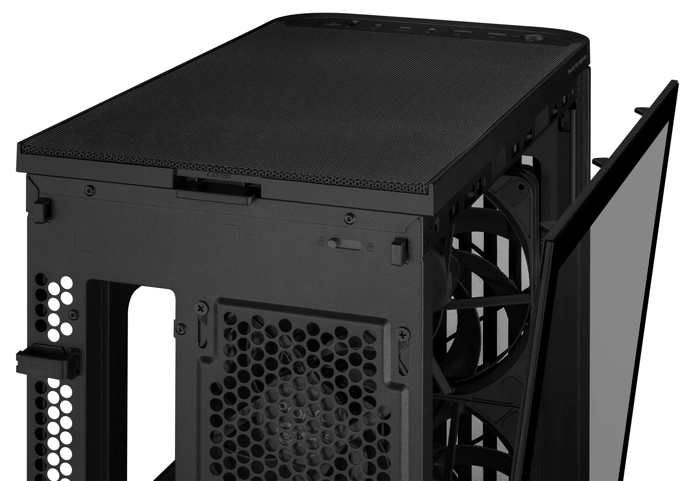 ASUS PROART PA401 TG Midi Tower Black