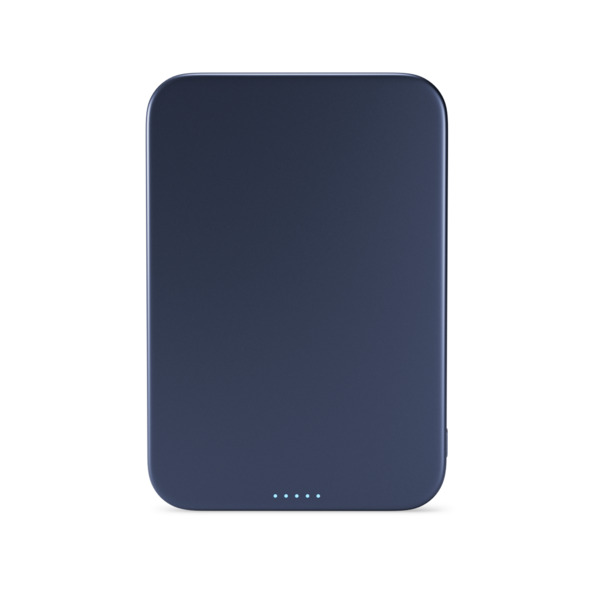 Epico UltraPack Qi2 Slim 5000mAh Alu Mag+ Wireless Power Bank EM51 Wireless Charging 15W for iPhone and Android, Deep Blue