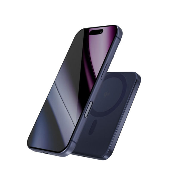 Epico UltraPack Qi2 Slim 5000mAh Alu Mag+ Wireless Power Bank EM51 Wireless Charging 15W for iPhone and Android, Deep Blue