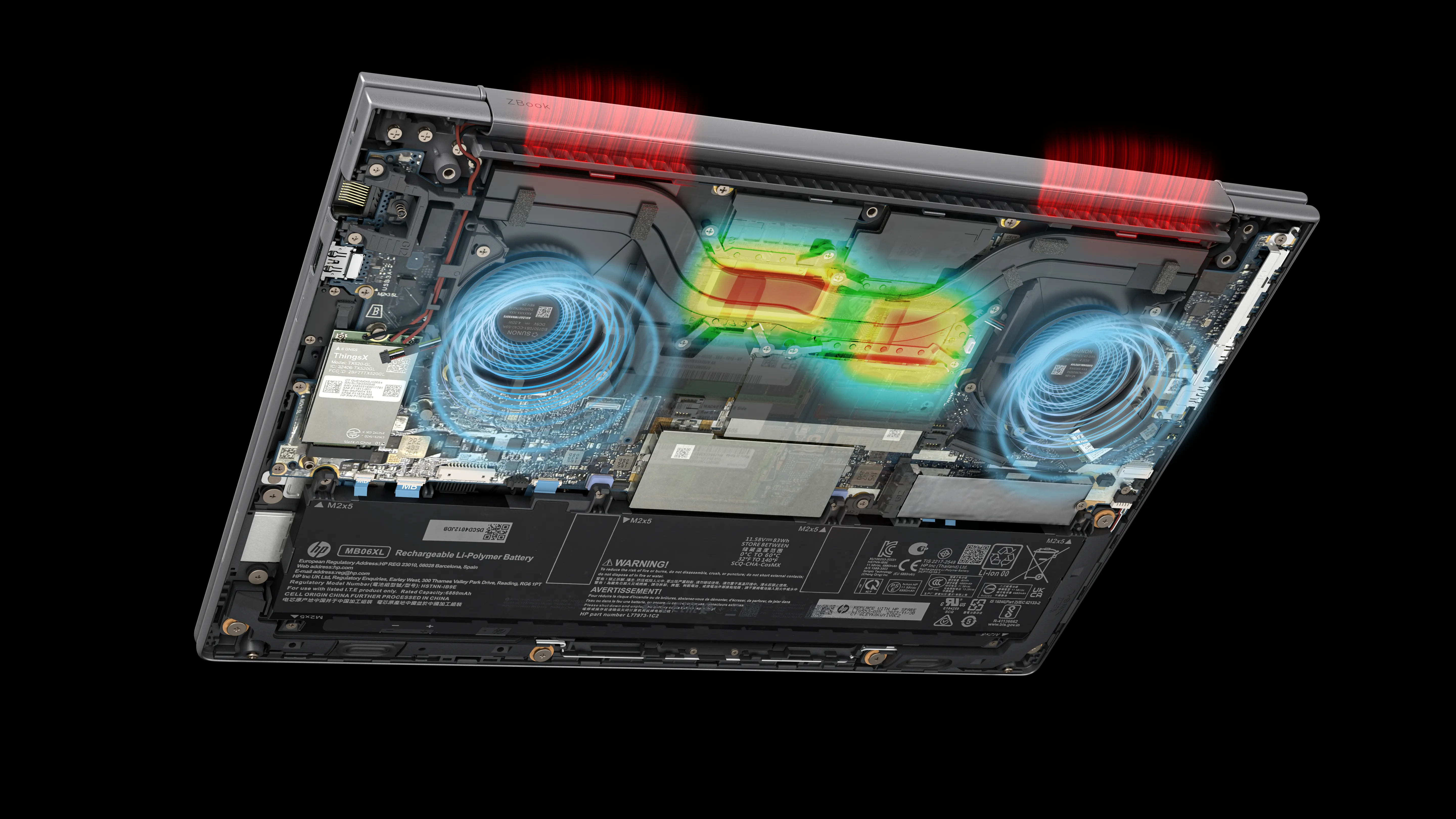 HP 16&quot; ZBook X G1i. Intel Core Ultra 9 285H, 64GB RAM, 1TB SSD, Nvidia RTX Pro Blackwell 2000 8GB Windows 11 Pro - notebook