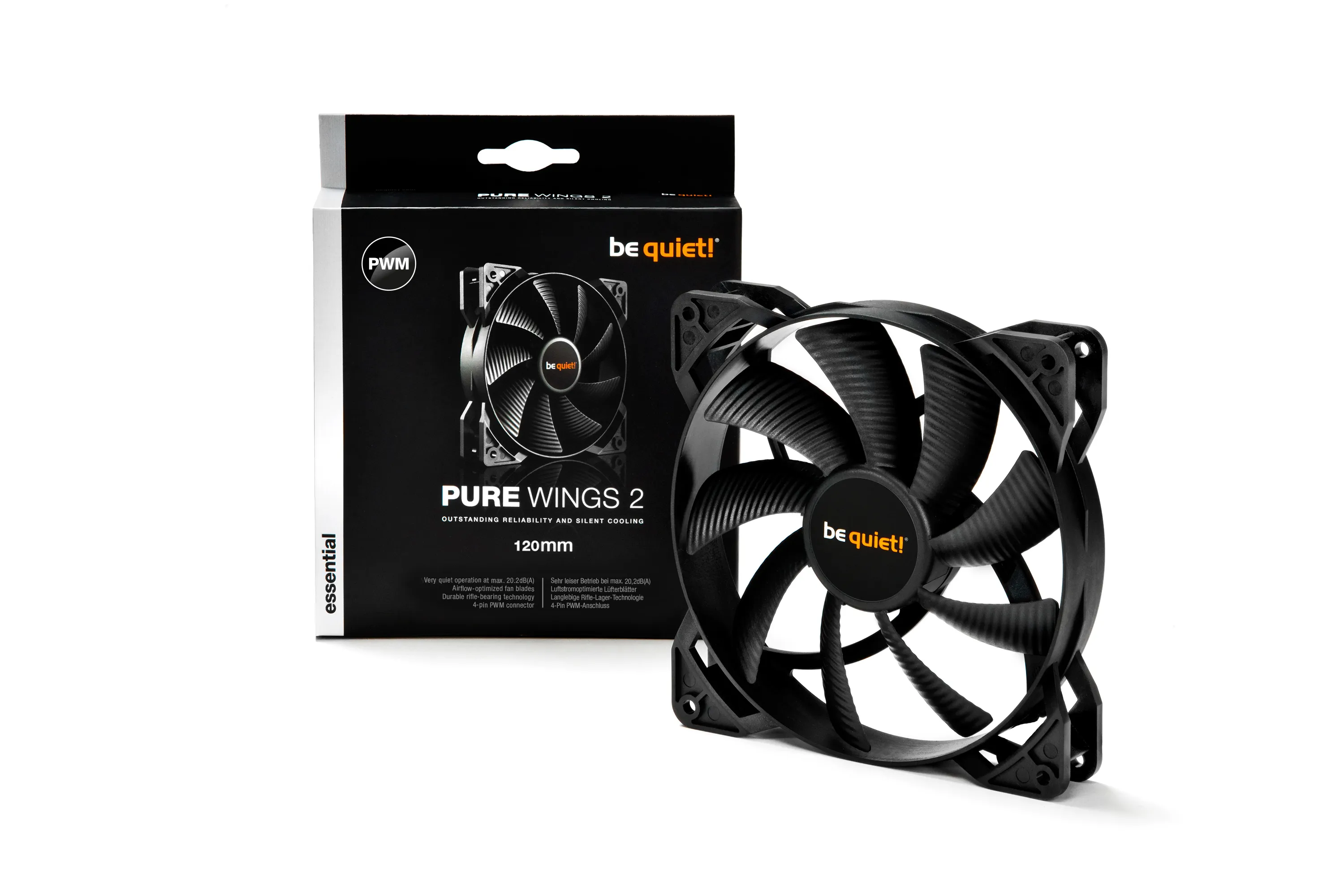 be quiet! Pure Wings 2, 120mm - case fan, black