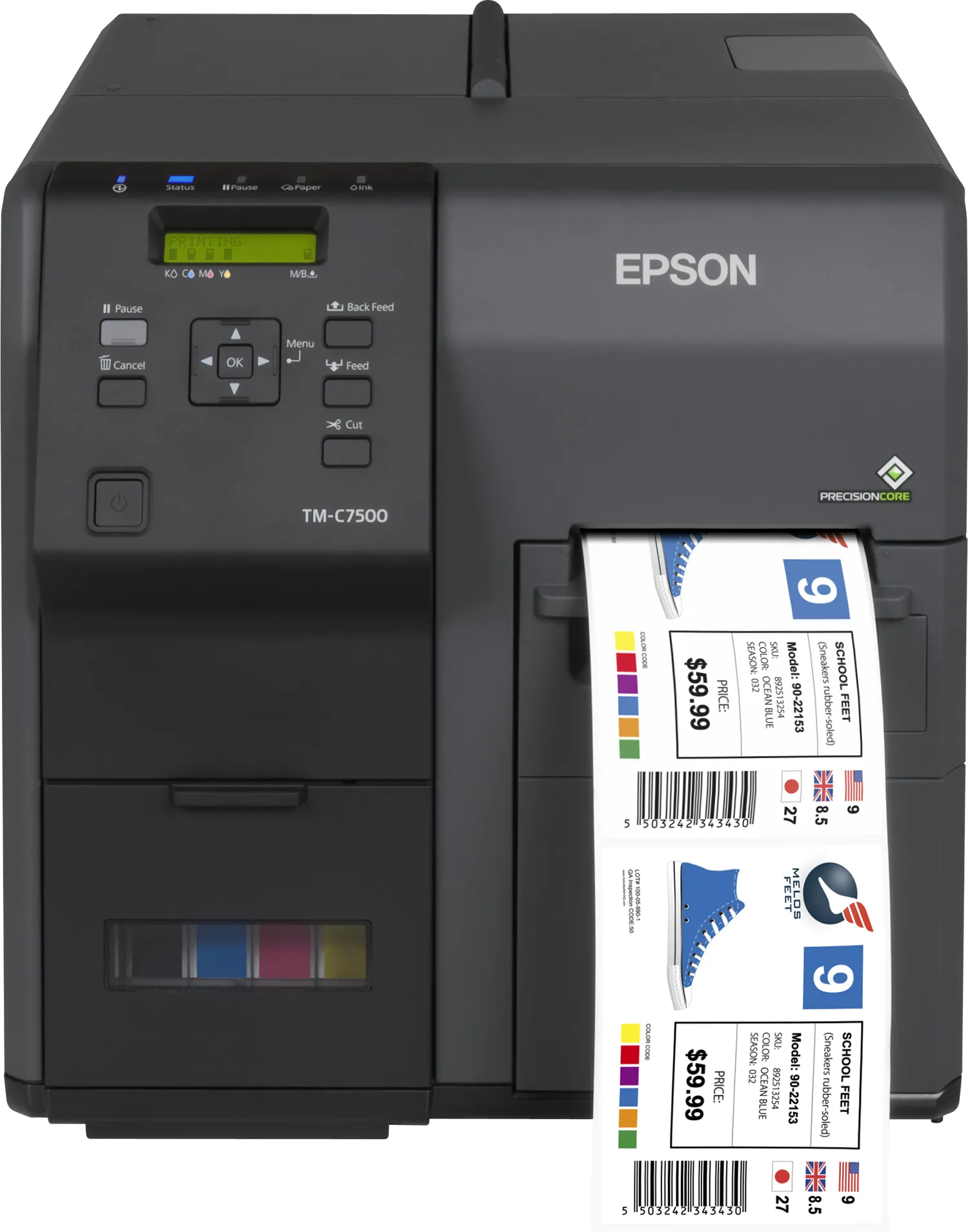 C7500, cutter, disp., USB,