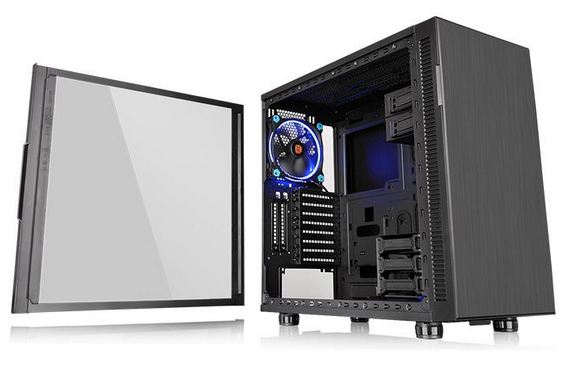Thermaltake Suppressor F31 Tempered Glass Edition Midi-Tower Case with window, Black