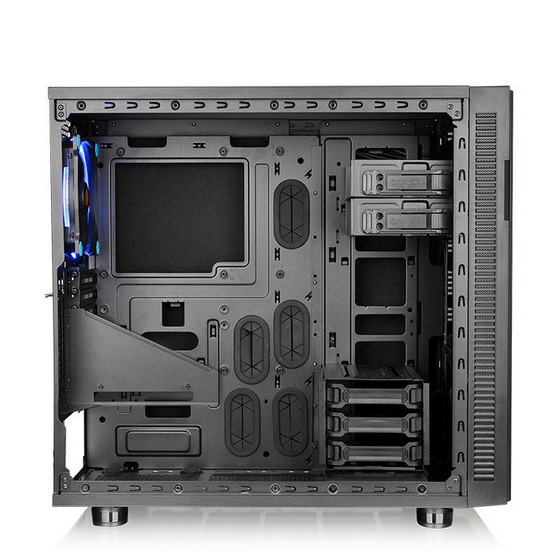 Thermaltake Suppressor F31 Tempered Glass Edition Midi-Tower Case with window, Black