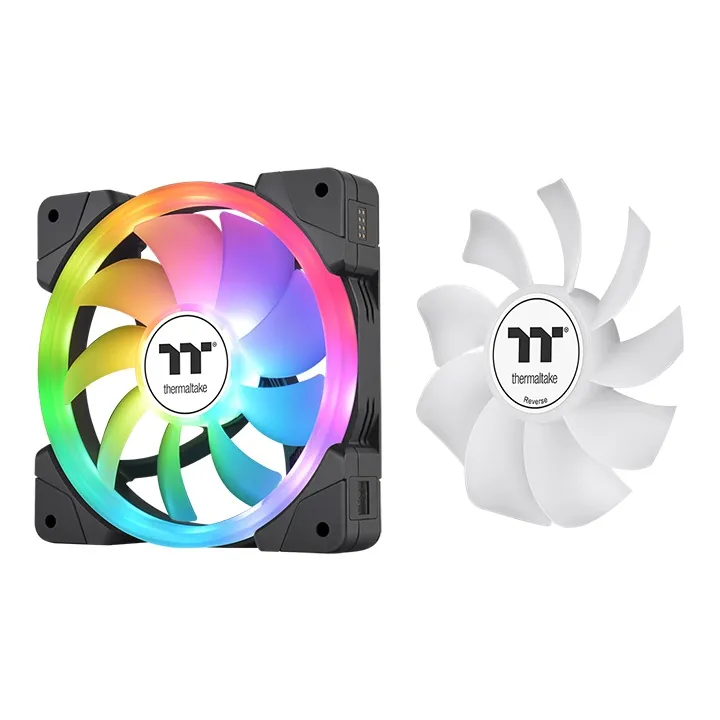 120mm Thermaltake SWAFAN EX12 ARGB PC Cooling Fan TT Premium Edition 3 Fan Pack