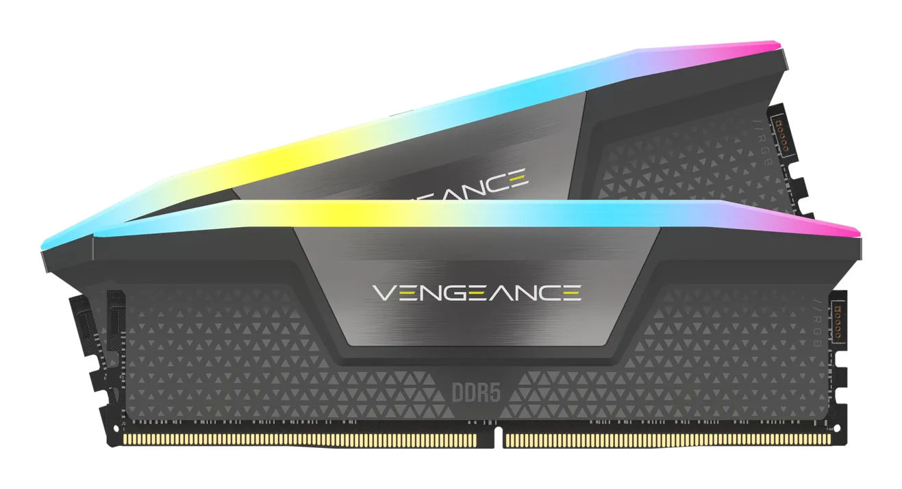 Corsair Vengeance RGB AMD EXPO 64GB (2 x 32GB) DDR5 5200 MHz, CL40 - memory, Black