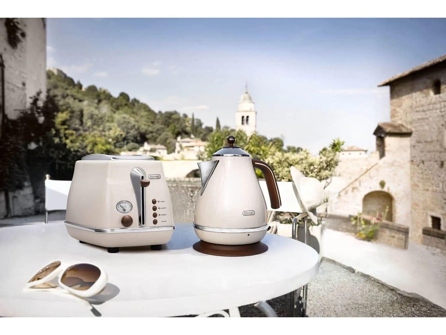 De&rsquo;Longhi Icona Vintage CTOV2103.BG br&ouml;drost, 2 skivor, creme