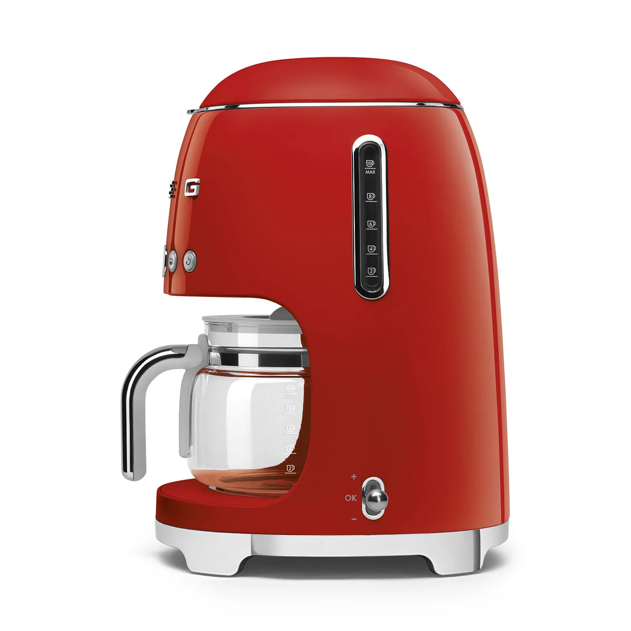 Smeg 50's Style DCF02RDEU -kahvinkeitin, Punainen