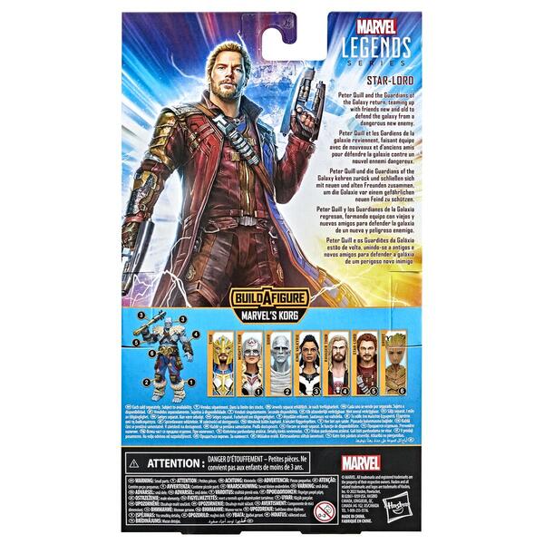 Marvel Legends Series 6 Inch Build-A-Figure Marvel's Korg Star-Lord