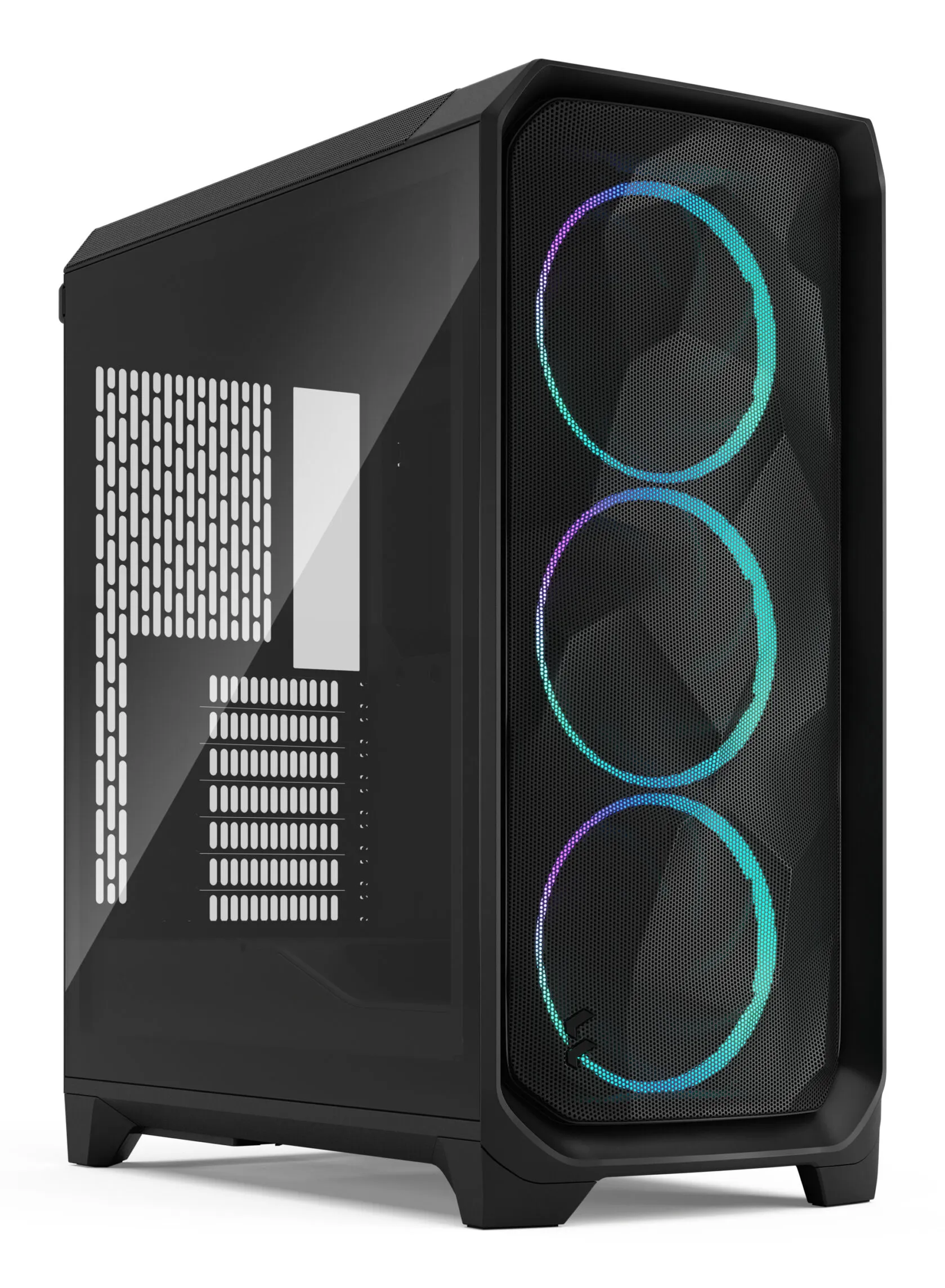 Fractal Design Meshify 3 Black RGB TG Light Tint - midi chassi, Svart